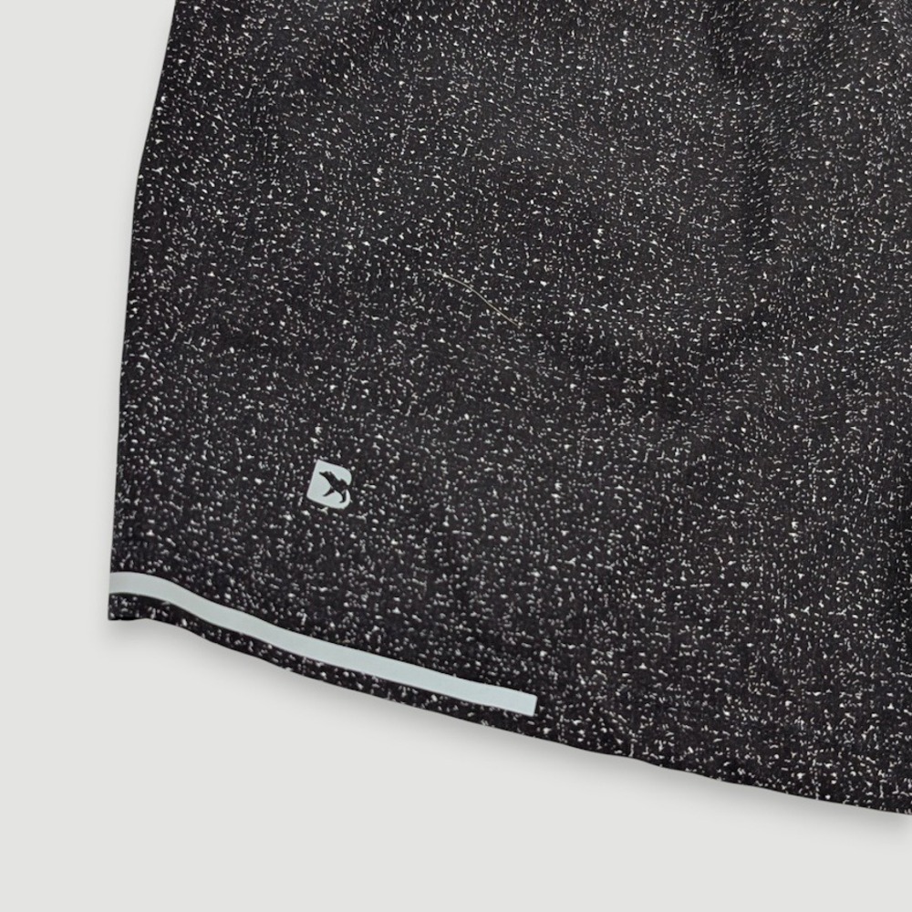 Bearbottom Run V2 Performance Shorts Mens Medium 5.5" Inseam Black Speckled - Picture 8 of 9